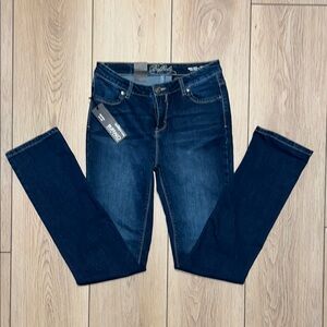 NWT - Buffalo David Bitton Blue Straight Leg Jeans with Subtle Fading